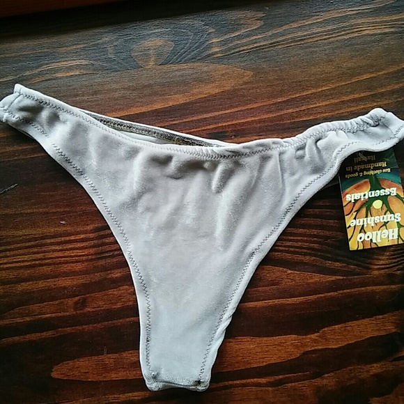 light grey bikini bottoms